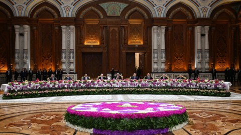 Prezident rəsmi qəbulda iştirak etdi&nbsp;- FOTO