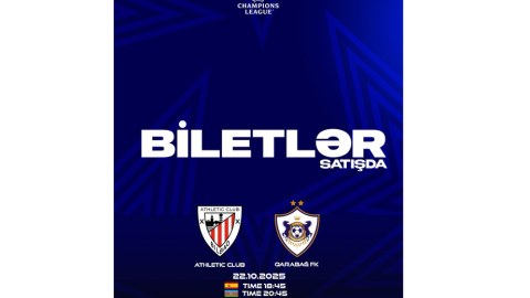 &ldquo;Qarabağ&rdquo;-&ldquo;Atletik&rdquo; matçına biletlərin&nbsp;qiyməti