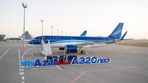 AZAL-ın ikinci yeni "Airbus A320neo" təyyarəsi Bakıda - FOTO
