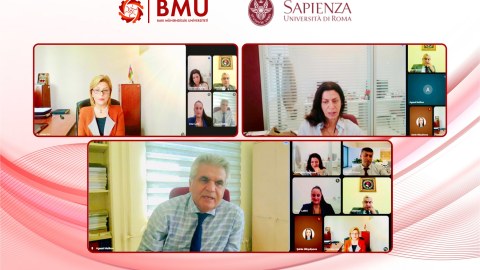 BMU ilə Sapienza Universiteti arasında əməkdaşlıq müzakirə olundu