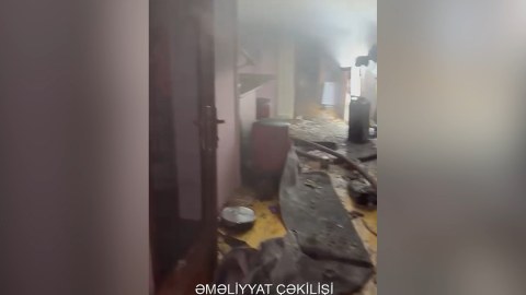 Zığda yanğın: 2 nəfər xəsarət aldı