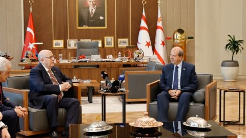 Deputatlar Prezident Ersin Tatarla görüşdü -&nbsp;FOTOLAR
