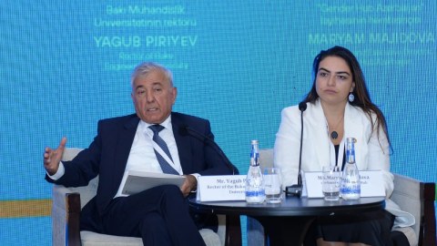 BMU-nun rektoru 7-ci Dayanıqlı İnkişaf Məqsədləri Dialoqunda çıxış etdi&nbsp;-&nbsp;FOTOLAR