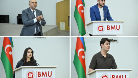 BMU-da Tələbə Elmi Cəmiyyətinin fəaliyyəti ilə bağlı təqdimat olub&nbsp;