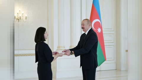 Fransanın yeni səfiri&nbsp;etimadnaməsini İlham Əliyevə təqdim etdi