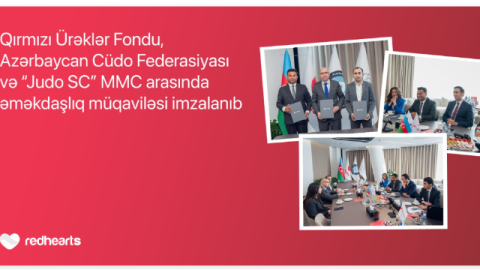Qırmızı Ürəklər Fondu və Cüdo Federasiyası&nbsp;əməkdaşlığa başladı