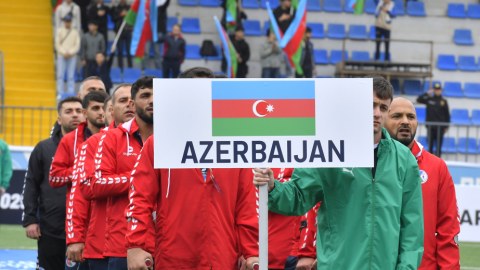 Yığmamız Millətlər Liqasına qələbə ilə başladı
