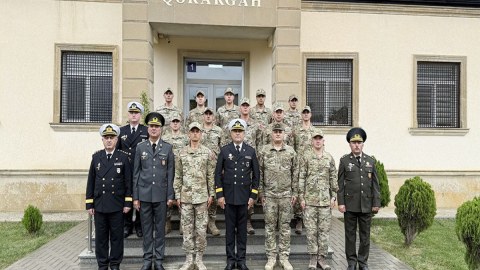Hərbi Dəniz Qüvvələrində buraxılış mərasimi - FOTO