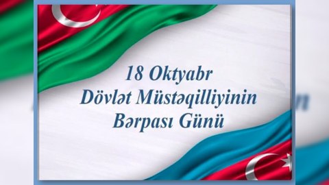 Müstəqilliyimiz əbədidir!