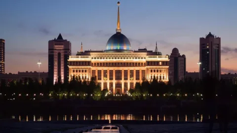 Astana İlham Əliyevin səfərinə belə hazırlaşır - GÖRÜNTÜLƏR