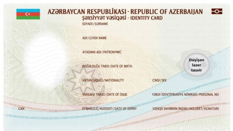 Azərbaycanda yeni şəxsiyyət vəsiqələrinin verilməsinə BAŞLANILIB