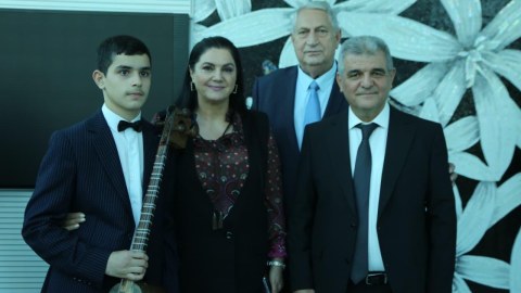 Fazil Mustafa trilogiyasını təqdimat etdi - FOTOLAR