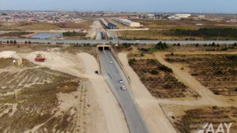 Zığ dairəsi-Hava Limanı yoluna birləşdirən yanaşma yolları tikilir -&nbsp;VİDEO