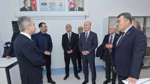 Emin Əmrullayev və Erol Özvar Qarabağ Universitetində - FOTO