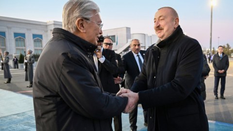 İlham Əliyevin Qazaxıstana səfəri başa çatdı