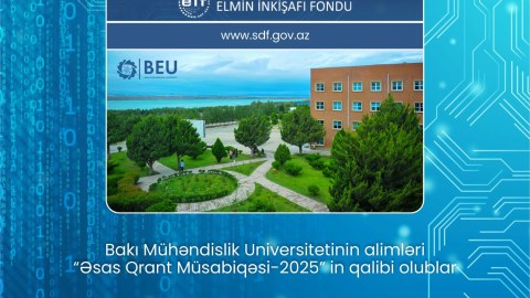 BMU alimlərinin layihəsi Elm Fondunun müsabiqəsində qalib oldu