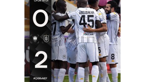 Abubakar&nbsp;&ldquo;Neftçi&rdquo;yə üç xal qazandırdı