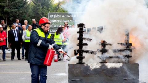 Dəmir Yolları ilə Dövlət Xidməti birgə təlim keçirdi - FOTO