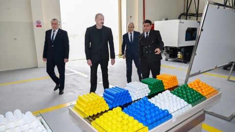 Sabirabadda su filtrləri&nbsp;istehsal edilir - Prezident müəssisədə