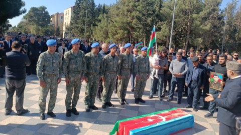 Şəhid Lətif Şahhüseynov Sumqayıt Şəhidlər xiyabanında dəfn olundu
