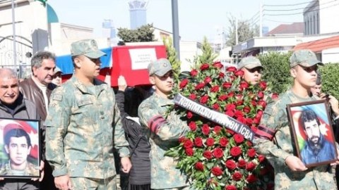 Şəhid Mübariz Şahmurov Bakıda dəfn olundu