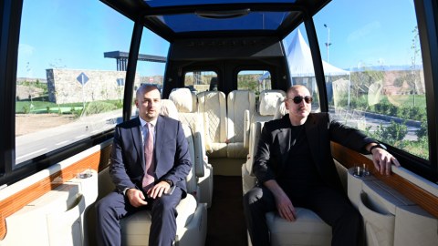 Prezident&nbsp;Ağalı kəndinin 2-ci mərhələsinin və Məmmədbəyli kəndinin açılışlarında - FOTO