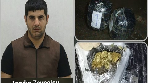 Astarada narkokuryerdən 8 kiloqram marixuana aşkarlandı