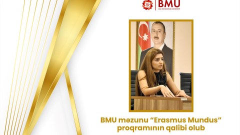 BMU məzunu nüfuzlu beynəlxalq proqramın qalibi oldu