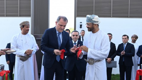 Azərbaycanın Omandakı səfirliyi açıldı - FOTO