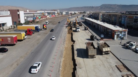 Lökbatanda 23 kilometrlik kollektor və sutəmizləyici qurğu tikilir - FOTOLAR