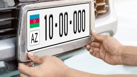 Azərbaycanda çipli maşın nömrələr ləğv olundu
