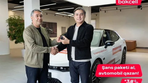 Cəmi 1 AZN-lik "Şans" paketi ilə avtomobil qazandı