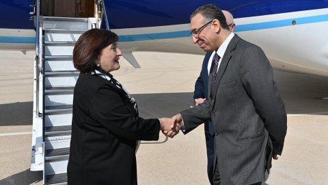 Sahibə Qafarova Misirdədir