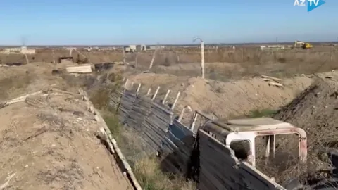 Darmadağın olmuş "Ohanyan səddi"ndən GÖRÜNTÜLƏR