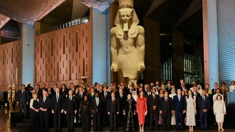 Sahibə Qafarova Böyük Misir Muzeyinin açılışında&nbsp;- FOTO