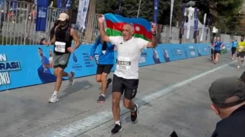 Ağbaba köhləni İstanbul marafonunda