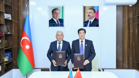 BMU ilə Çinin bu universiteti arasında memorandum imzalanıb -&nbsp;FOTOLAR