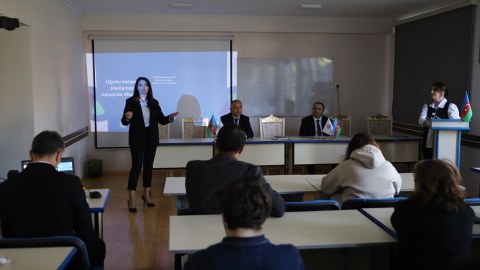 Gəncə Dövlət Universitetində seminar keçirilib - FOTO