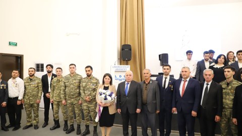 Universitetdə Zəfər təntənəsi qeyd olunub
