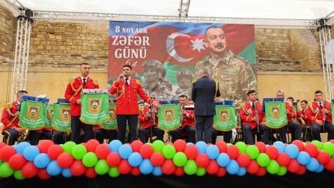 UNEC-də Zəfər Gününün 5 illiyi qeyd edilib - FOTO