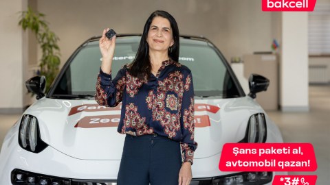 Bakcell abunəçisi 1 AZN-lə lüks avtomobil sahibi olub