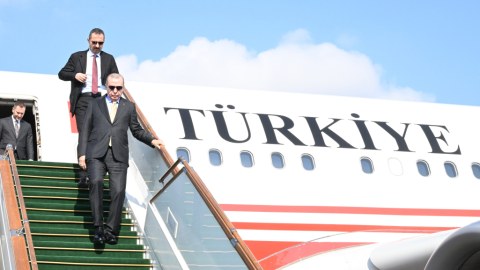 Ərdoğan Azərbaycana gəldi - FOTO