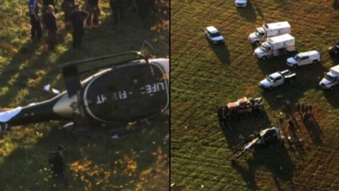 ABŞ-də helikopter qəzası: ölən və yaralılar var