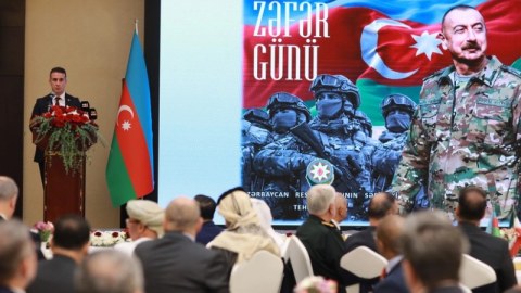 İrandakı səfirliyimizdə&nbsp;Zəfər Günü münasibətilə rəsmi qəbul