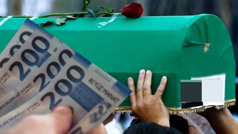 Dəfn müavinəti üzrə orta məbləğ 944 manata çatacaq&nbsp;