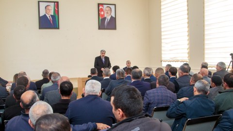 Salyan Sarvan kəndində səyyar qəbul keçirilib - FOTO
