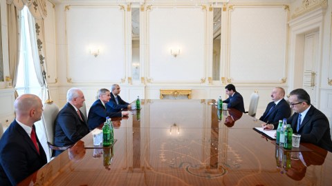 İlham Əliyev qəbul keçirdi&nbsp;- FOTO