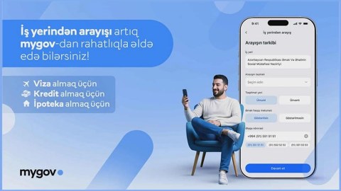 Vətəndaşlar artıq iş yerinə dair arayışı "mygov"dan əldə edəcəklər