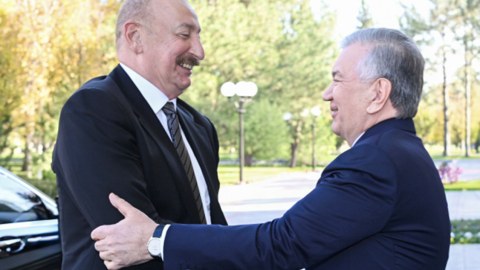 Prezidentin Özbəkistan səfərindən GÖRÜNTÜLƏR
