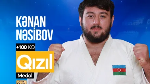 Azərbaycan cüdoçusu Avropada qızıl medal qazandı